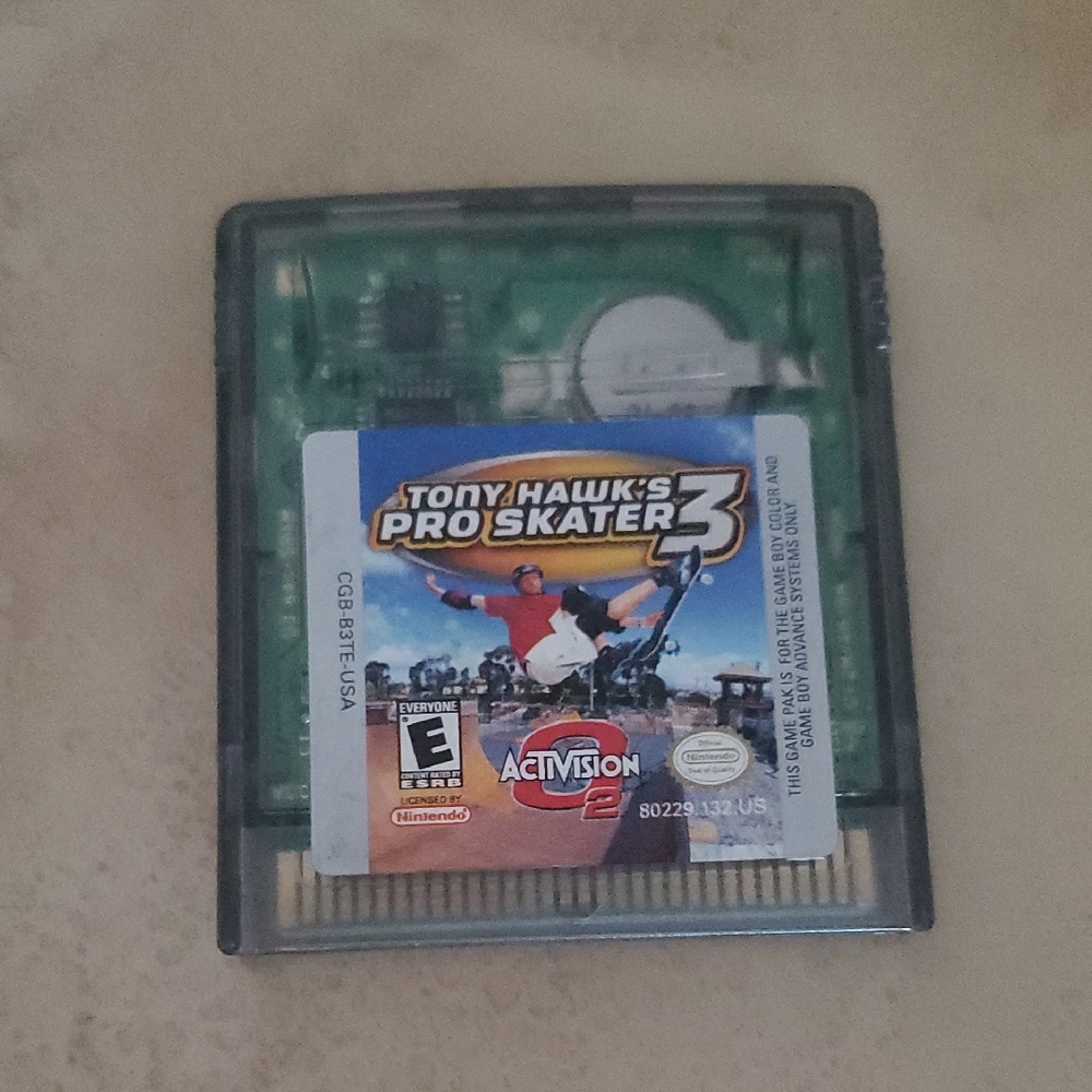 Nintendo Tony Hawks Pro Skater 3 Video Game
